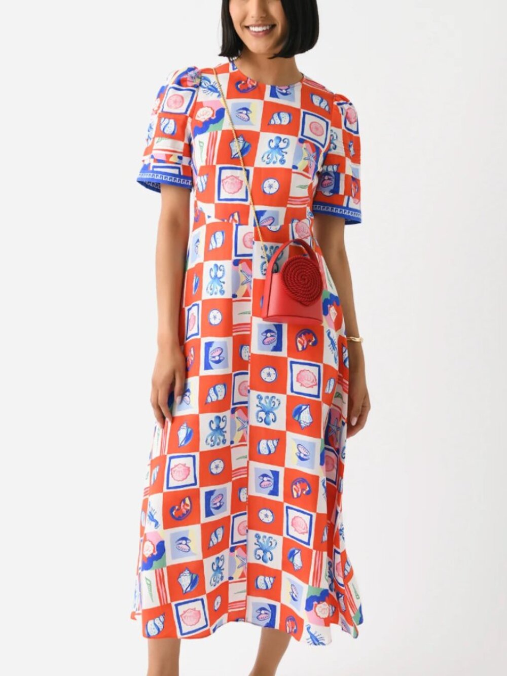 Hunter Bell Casey Dress in Sea Tiles - NWT